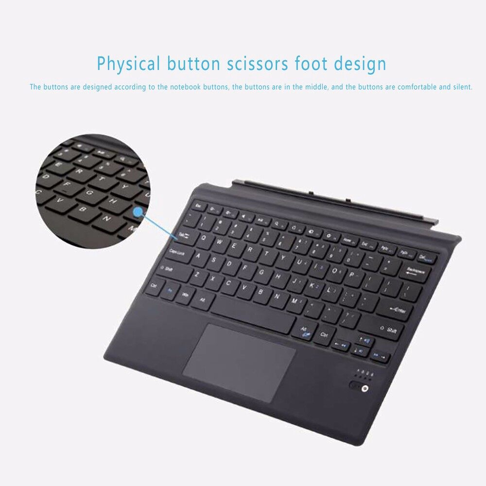 Bluetooth Keyboard for Microsoft Surface Pro 7 6 5 4 3 Keyboard PU Leather Magnetic keyboard with touchpad