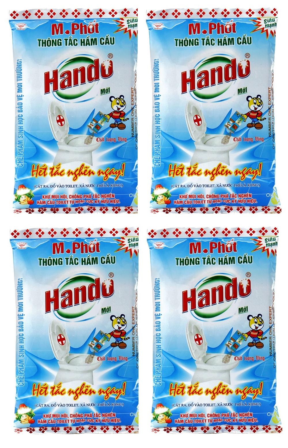 Bột thông tắc hầm cầu, bệ phốt Hando