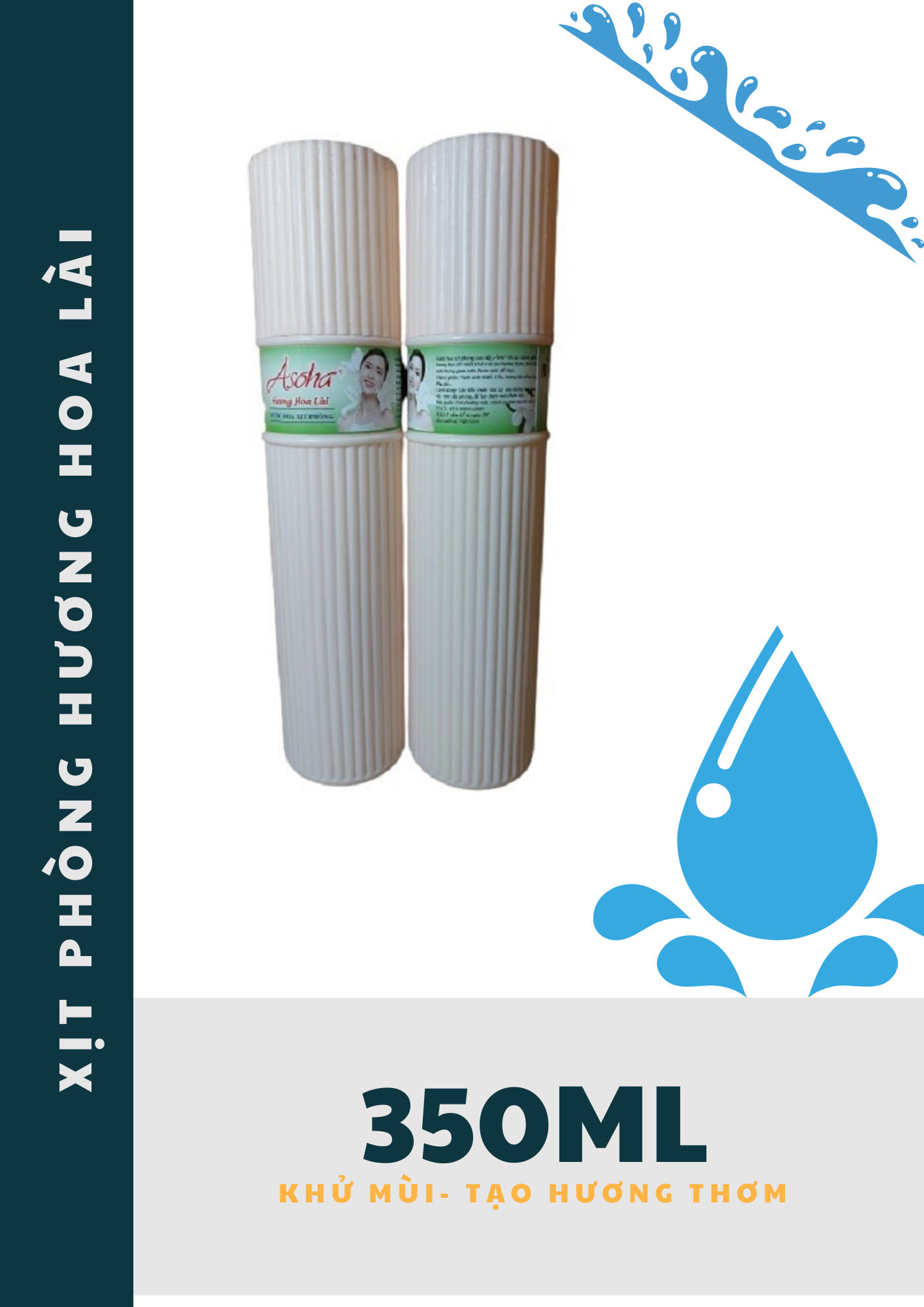 [HCM]Xịt Phòng Sọc ASOHA 350ML