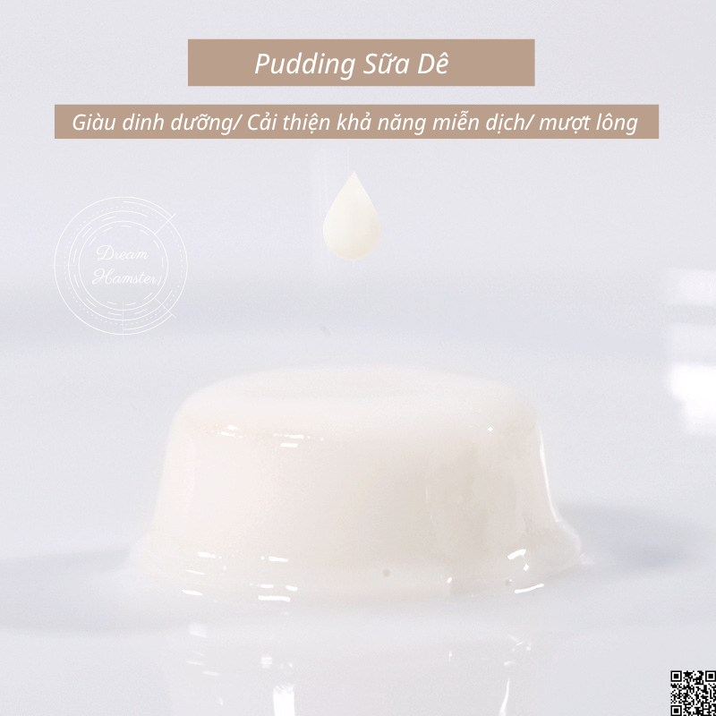 Pudding sữa dê Bucatstate cho hamster, thỏ, bọ, nhím, chinchillas...
