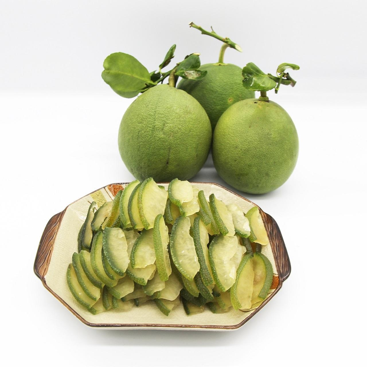 Combo TẮC - BƯỞI 85G chưng đường phèn sấy dẻo (123Farm)