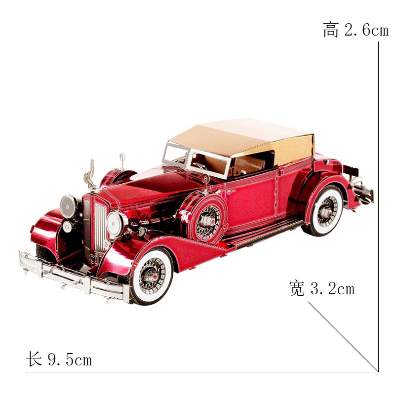 Mô hình thép 3D tự ráp mẫu xe cổ 1934 packard