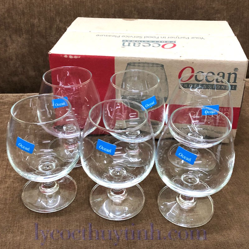 Bộ 6 Ly Thủy Tinh Classic B.randy Ocean – 1501X12 – 340ml