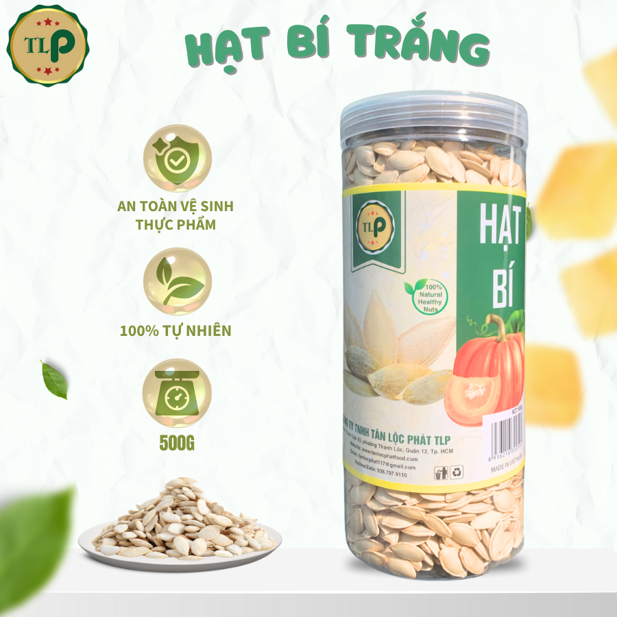 HẠT BÍ TRẮNG TÂN LỘC PHÁT HŨ 500G