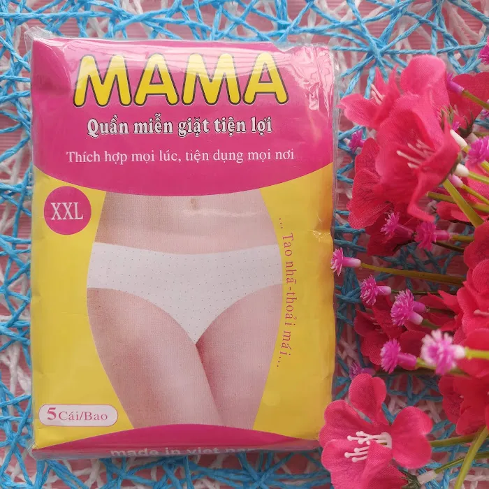 Gói 5 quần lót giấy MAMA cho mẹ bầu và mẹ sau sinh - Quần lót giấy tiện lợi miễn giặt dùng 1 lần trong SPA, du lịch, bơi lội - TINI KIDS PLAZA