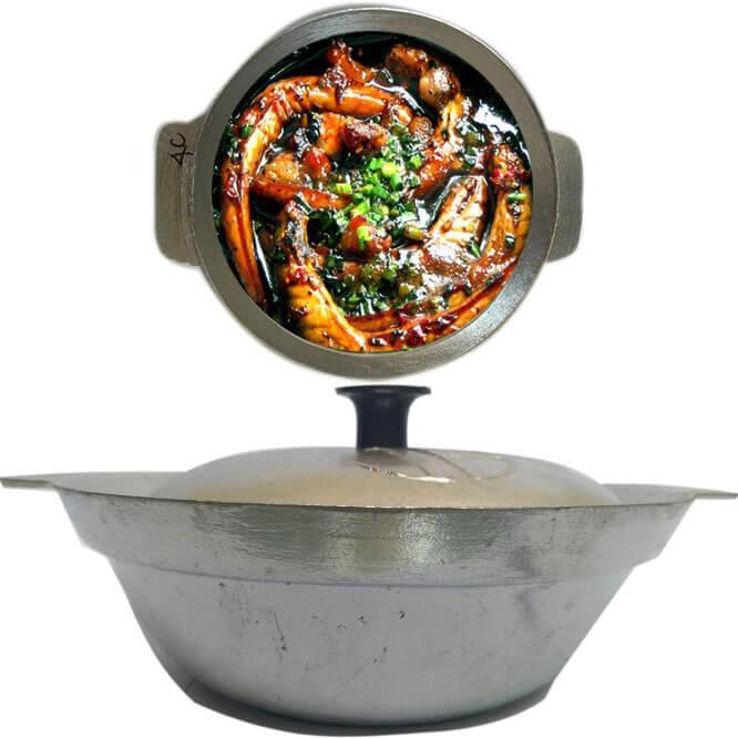 Nồi gang kho thịt cá size 20cm