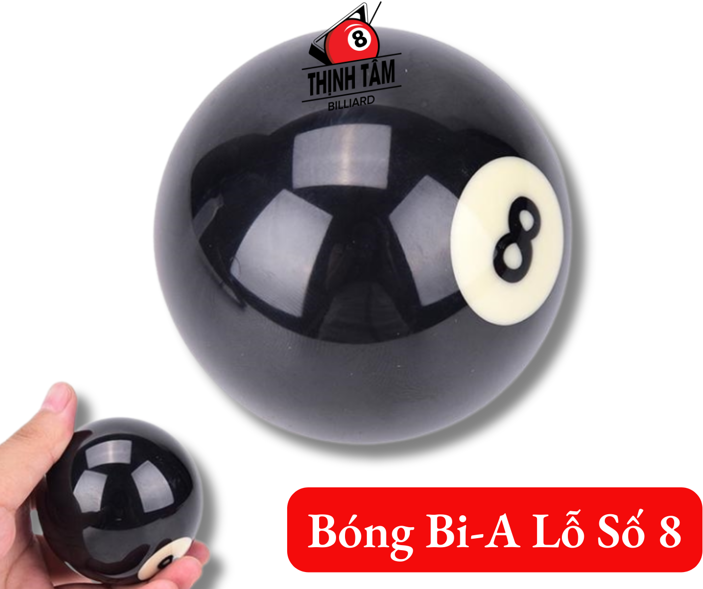 Bóng Bida Lỗ Số 8, Bóng Bi-A Mới [ Bóng Bida Số 8 ]