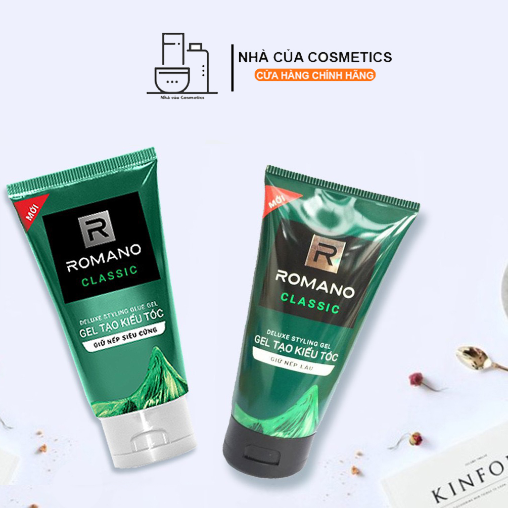 Gel vuốt tóc Romano Classic giữ nếp lâu 150g