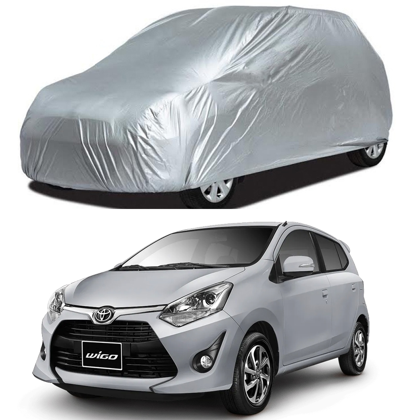 Bạt Phủ xe Ô Tô Toyota Wigo Vải Dù OXFORD Siêu Bền, Bạt Trùm Xe Hơi Chống Nắng Mưa Bảo Vệ Xe