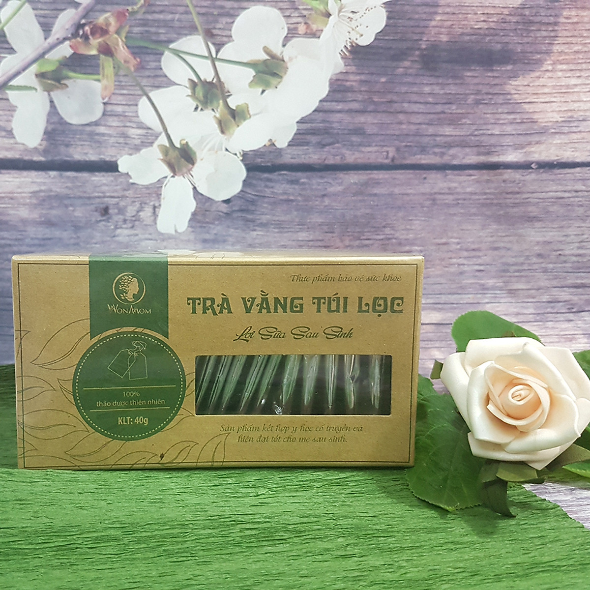 Trà vằng túi lọc lợi sữa Wonmom