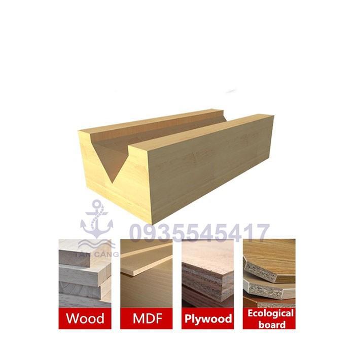 Mũi Router Tideway Đánh Rãnh V 90 Độ 15.9 mm Cốt 6.35 mm