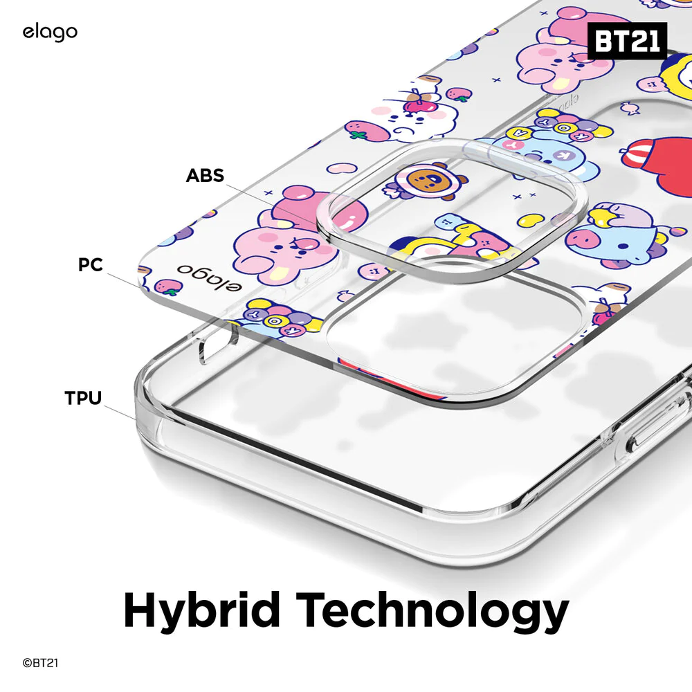Ốp iPhone 12 6.1 inch Elago LINE FRIENDS Collaboration BT21