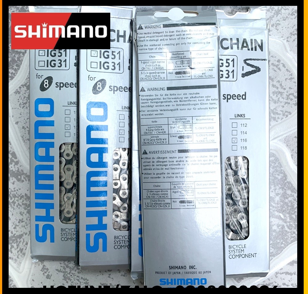Xích Sên xe đạp 6/7/8 Tốc Độ SMN IG51 8 Speed
