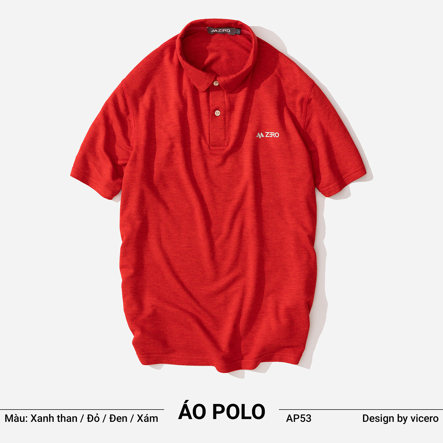 Áo Thun Nam Kiểu Dáng Polo Thể Thao ZERO