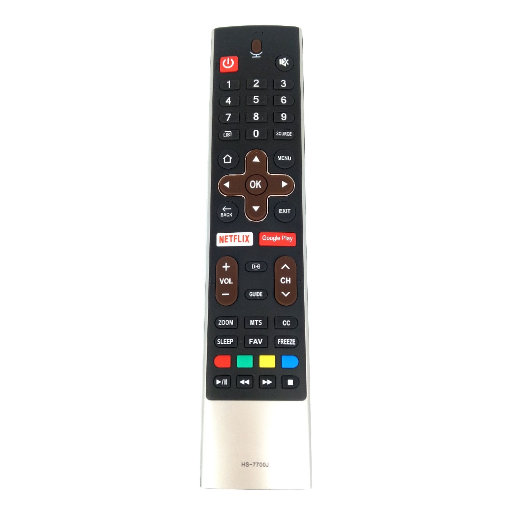 New HS-7700J For Skyworth TV Remote Control Voice Netflix Google Play Fernbedienung