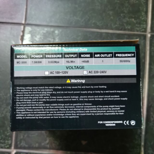 [HCM]Máy oxi hồ cá Periha siêu êm 8w 16l/p