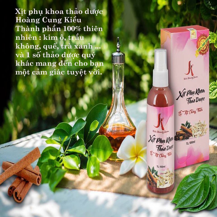Xịt phụ khoa, dung dịch vệ sinh trầu thông