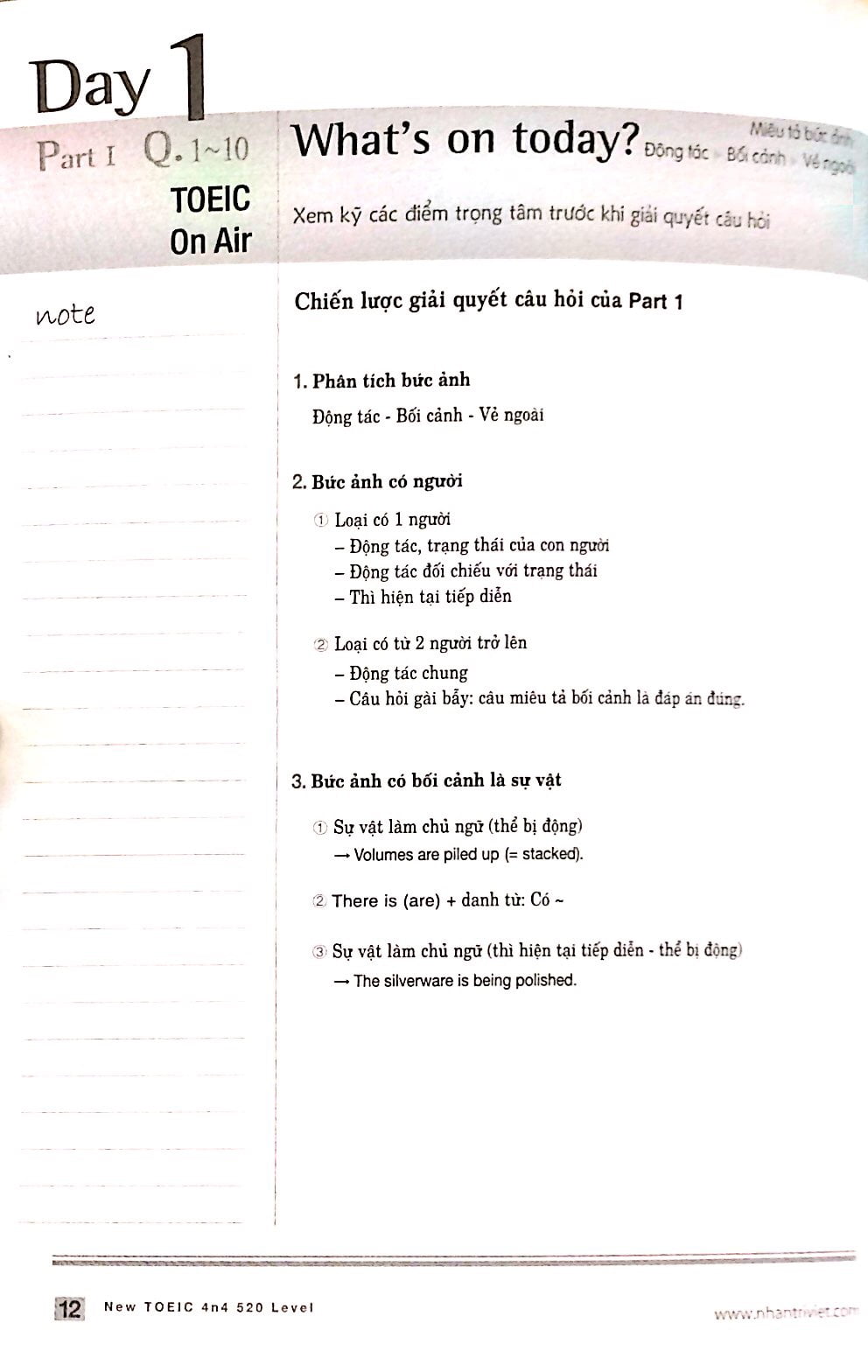 Fahasa - New TOEIC 4n4 520 Level (Kèm CD)