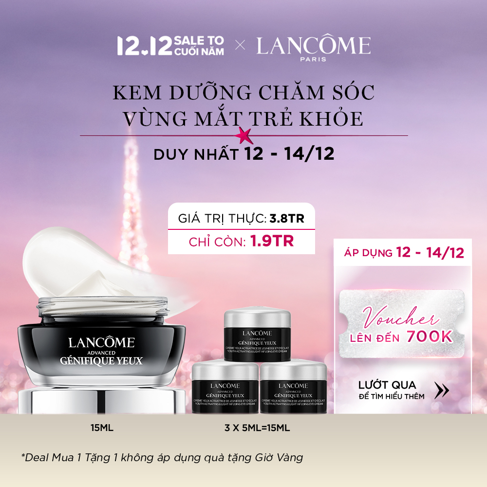 BÁO GIÁ MÁY CHĂM SÓC DA MẶT YAMAN HRF-200SKR-EYE | Shopee Lazada Sendo Tiki mới nhất 20 Kem dưỡng chăm sóc da vùng mắt trông trẻ khoẻ & giảm quầng thâm Lancome Advanced Genifique Eye Cream 15ml