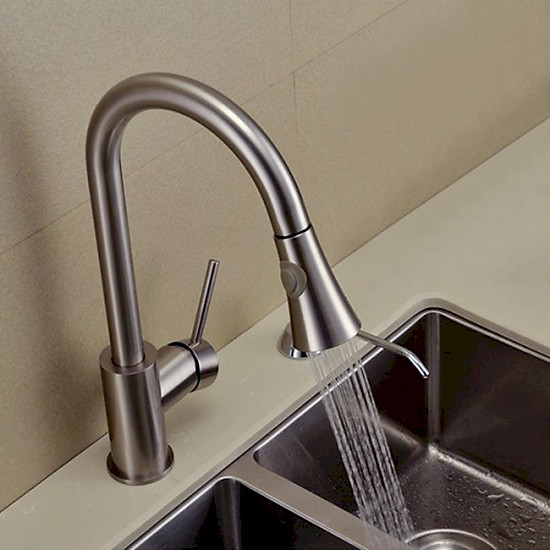 VÒI RỬA CHÉN ĐẦU RÚT NL INOX 304 MỞ LANKA