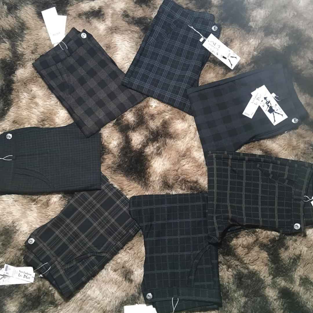 [HCM]Quần cotton sọc dây kéo