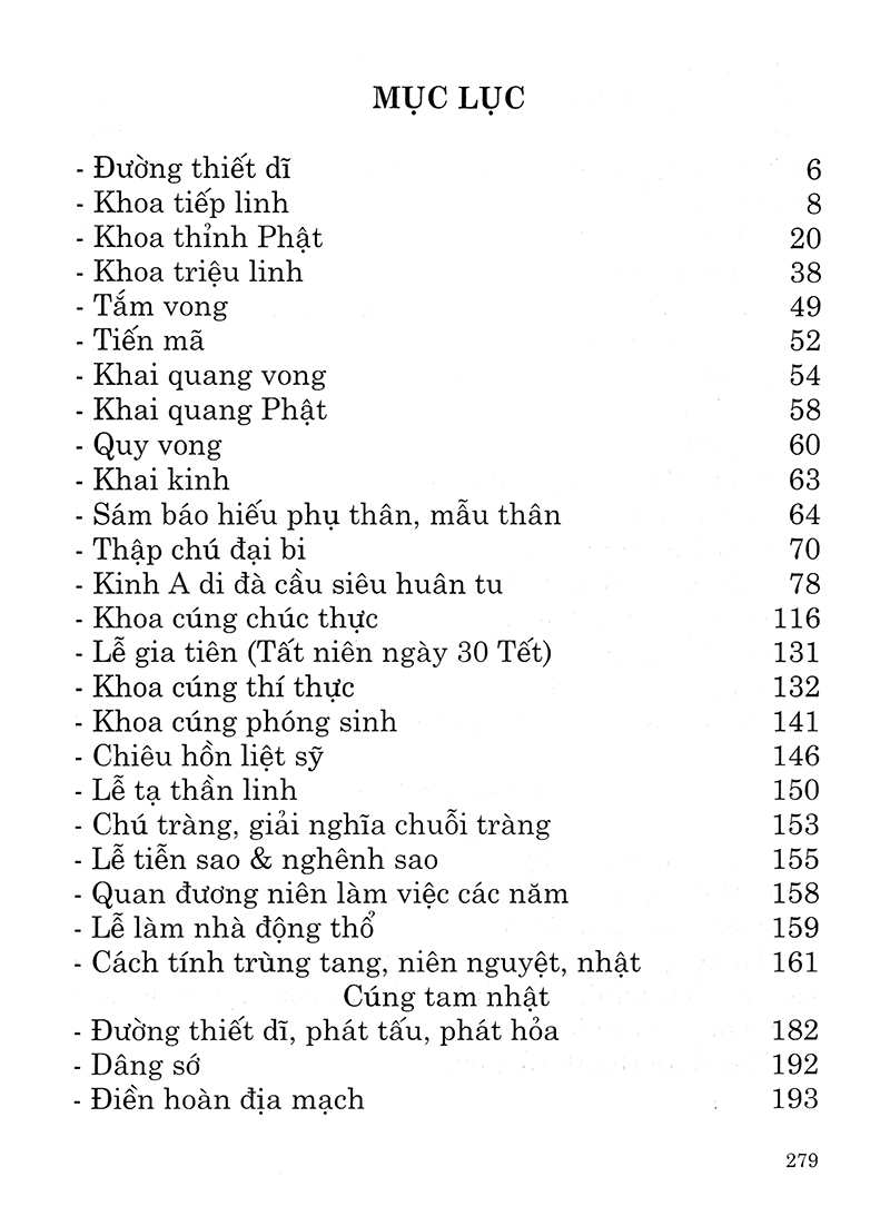 Khoa Cúng Thông Dụng