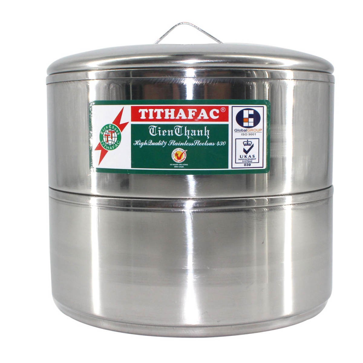 Cà men inox 2 ngăn Tithafac - Chuẩn xịn