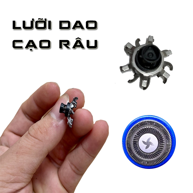 Máy cạo râu điện cầm tay nam/nữ mini FEIHONG chính hãng, dao cạo râu điện khô ướt sạc pin 5V nhỏ gọn có thể sạc lại usb tiện lợi