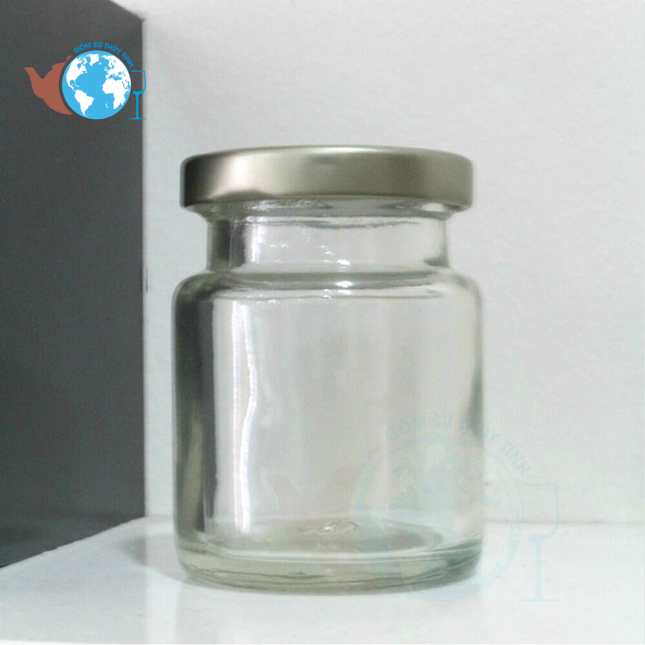 Combo 40 hũ thủy tinh đựng yến 70ml, bộ 40 hũ thủy tinh nắp VÀNG vặn kín đựng yến hũ đựng yến cao cấp