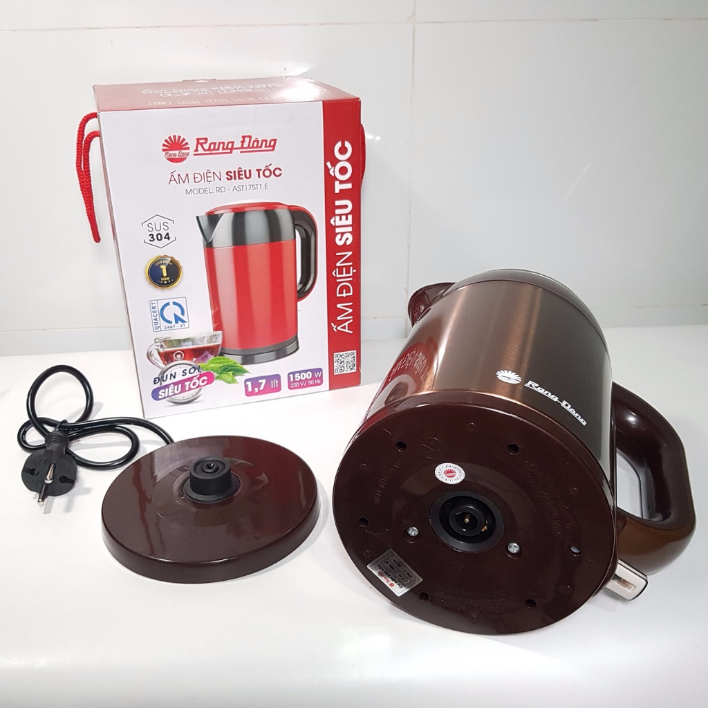 Ấm Siêu Tốc 2 Lớp Rạng Đông 1.7L - Model: RD - AST17ST1.E