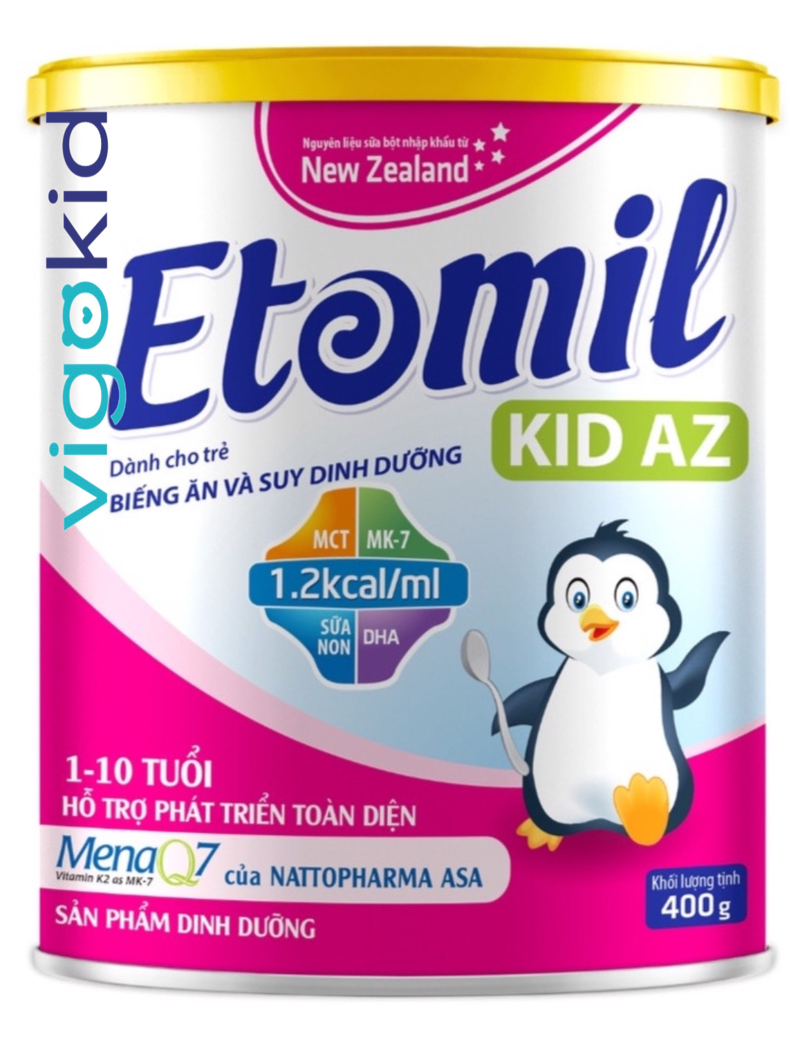 [MẪU MỚI] SỮA BỘT ETOMIL LON 400G CHO TRẺ 1 ĐẾN 10 TUỔI