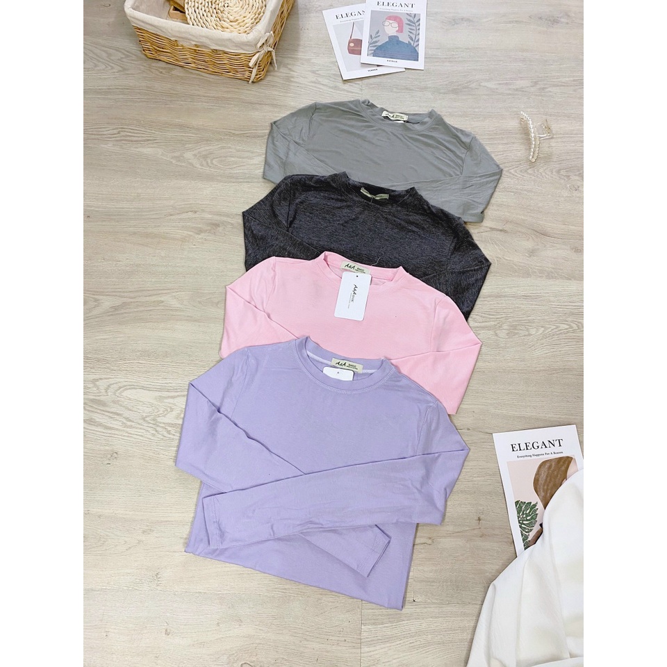 Combo 3 áo thun body tay dài ( được chọn màu)