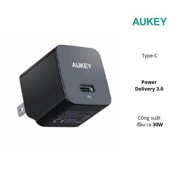 Sạc nhanh 30W Aukey PA-Y30s