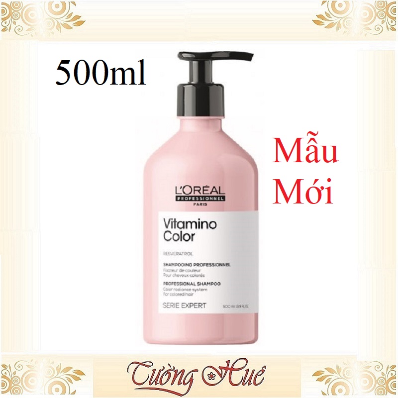 Dầu Gội Cho Tóc Nhuộm Loreal Serie Expert A-ox Vitamino Color - Hồng Nhạt ( Có Lựa Chọn )