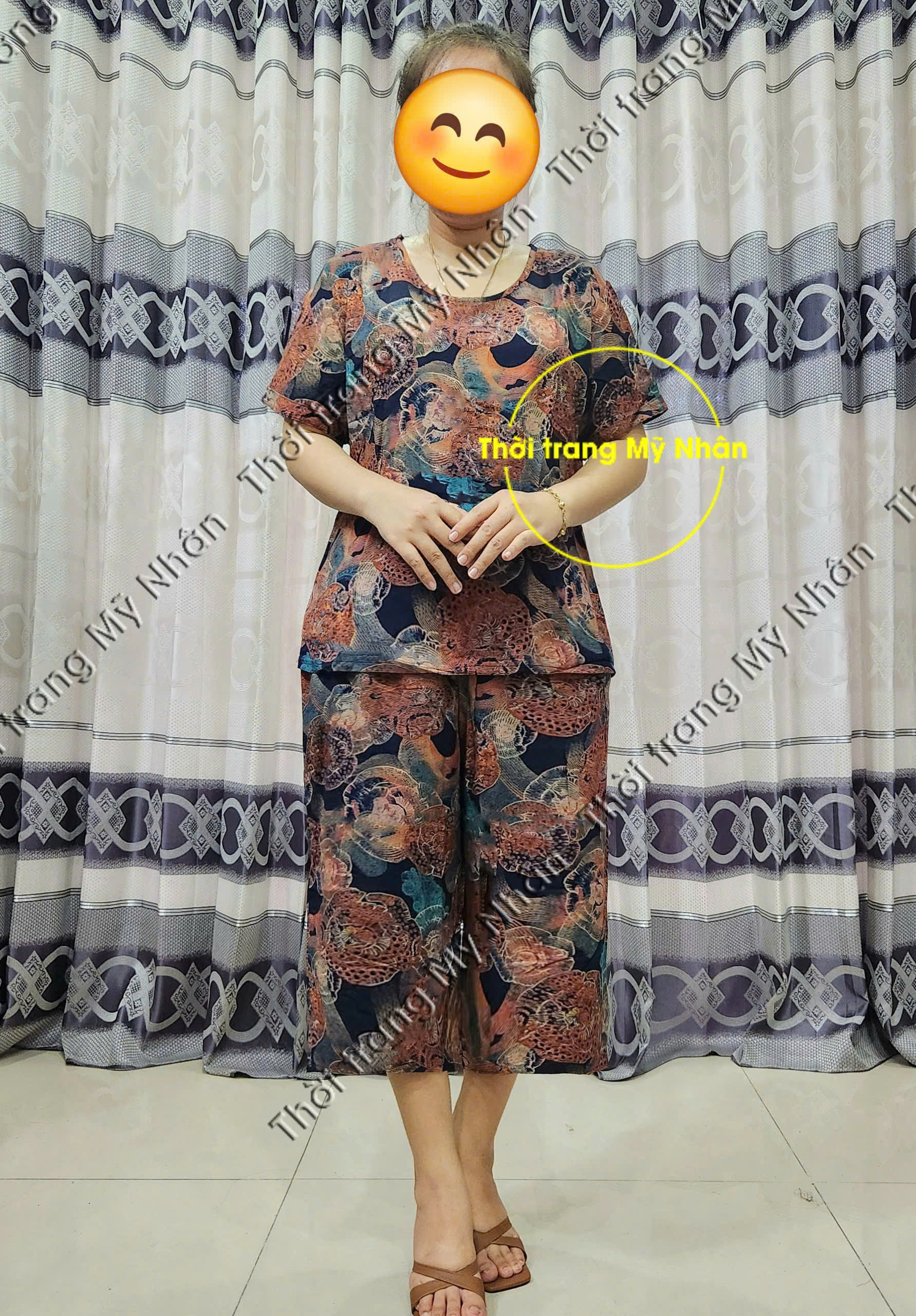 Đồ bộ tole thái lửng trung niên mềm mát đẹp