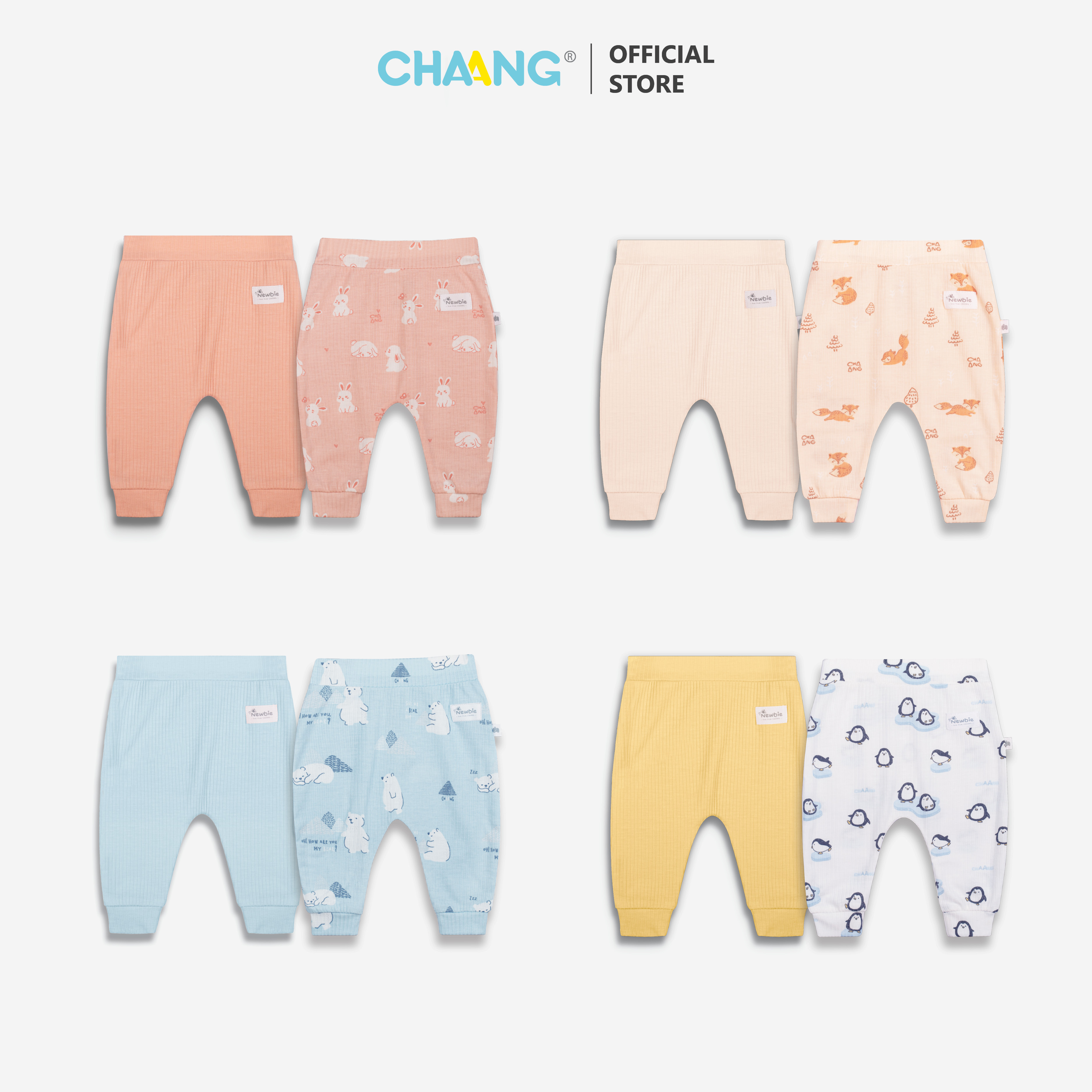 [CHAANG] Set 2 chiếc quần dài cho bé sơ sinh Northern Chaang