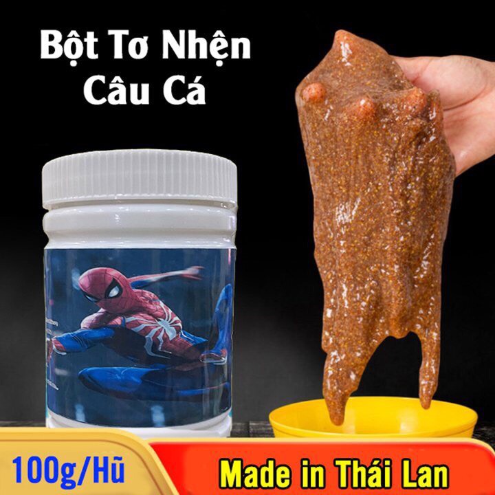 COMBO   2 LỌ MỒI BỘT TƠ NHỆN CHUYÊN CÂU ĐÀI