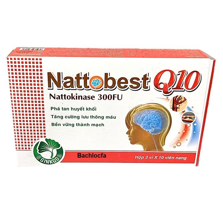 NATTOBEST Q10 PHÁ TAN HUYẾT KHỐI , TĂNG CƯỜNG LƯU THÔNG MÁU , BỀN VỮNG THÀNH MẠCH -bn 00050