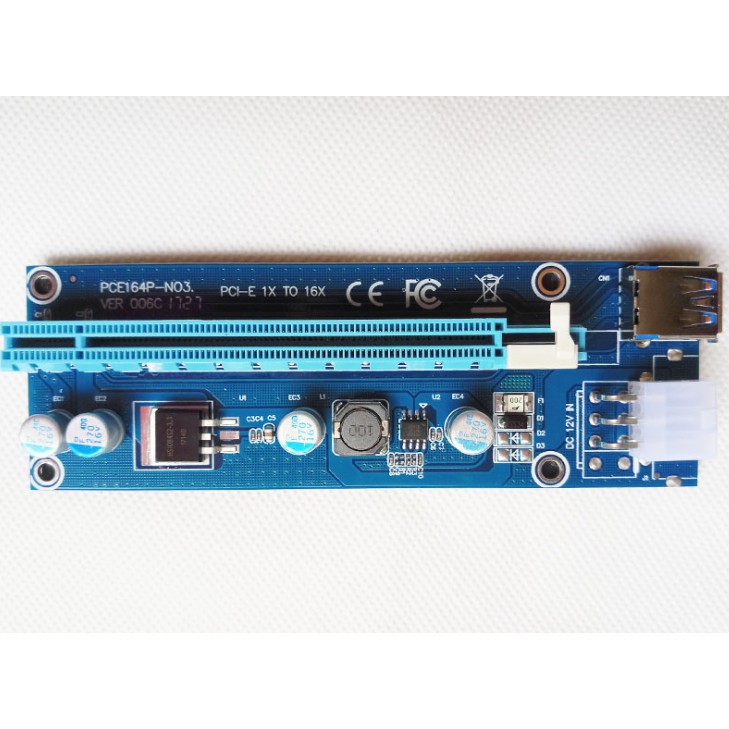 Dây Riser Mới 100% Hàng Chuẩn / Riser Pci-E 1X To 16X Dây Usb 3.0