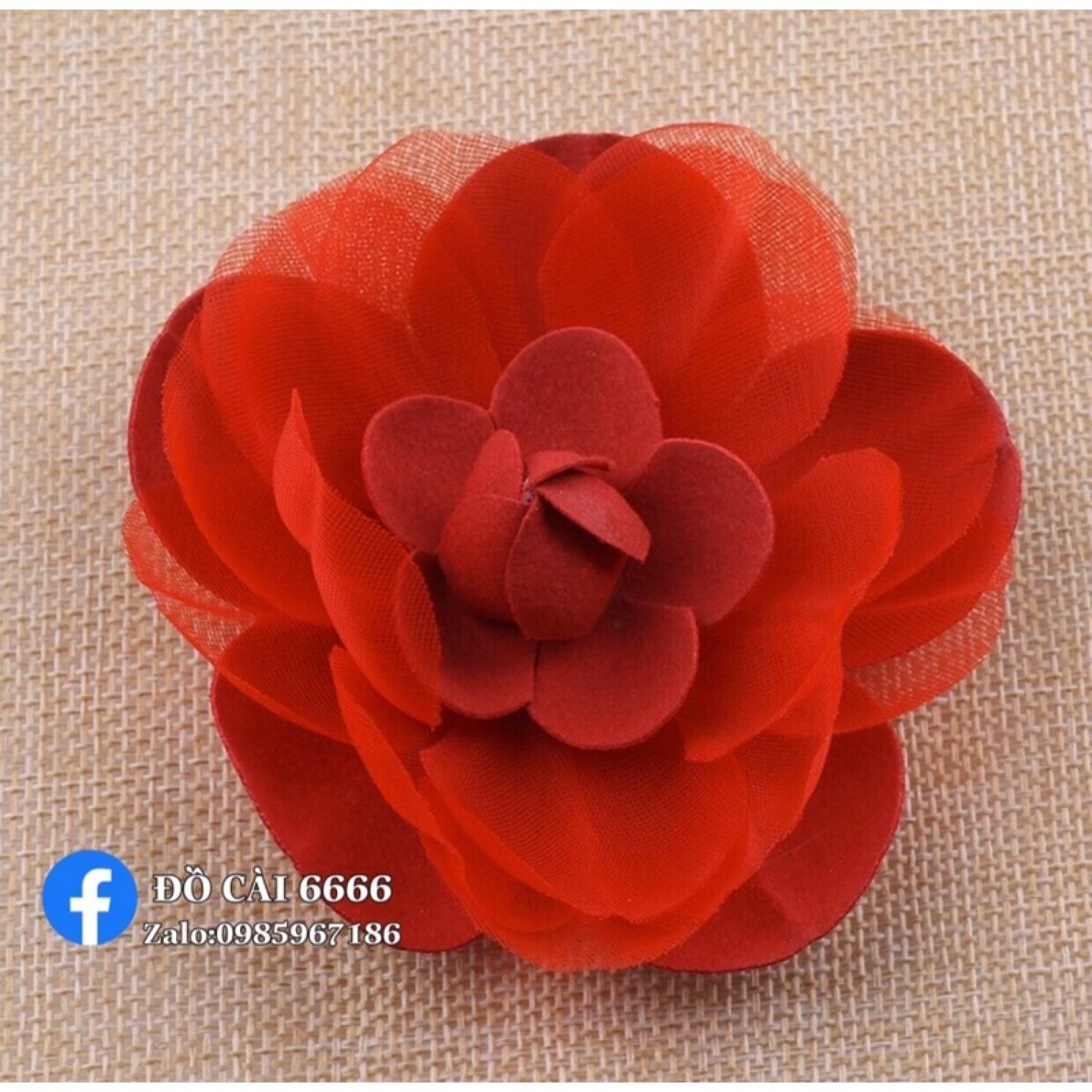 Hoa cài áo, đính váy áo bản 10cm