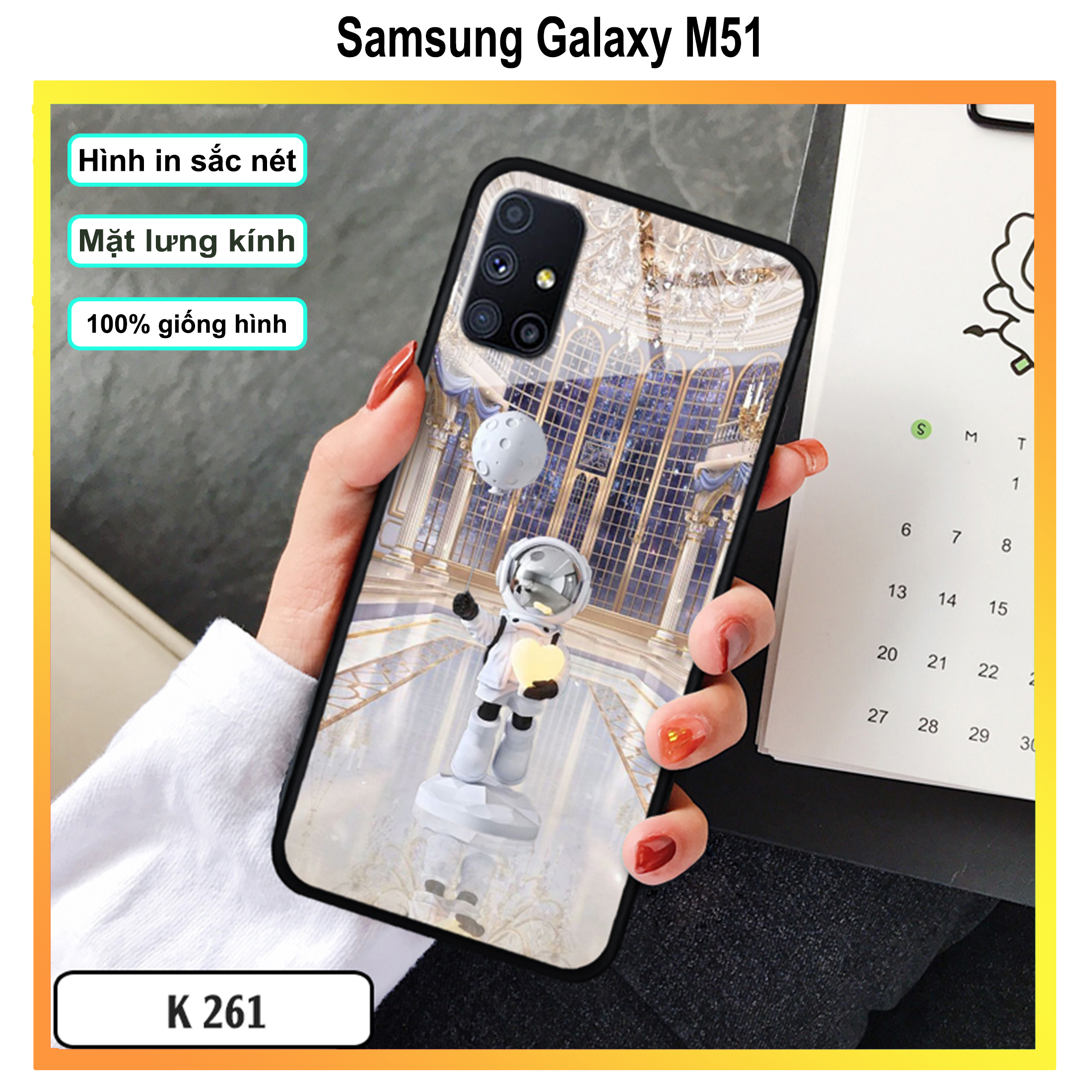 Ốp lưng phi hành gia Sam Sung Galaxy M51