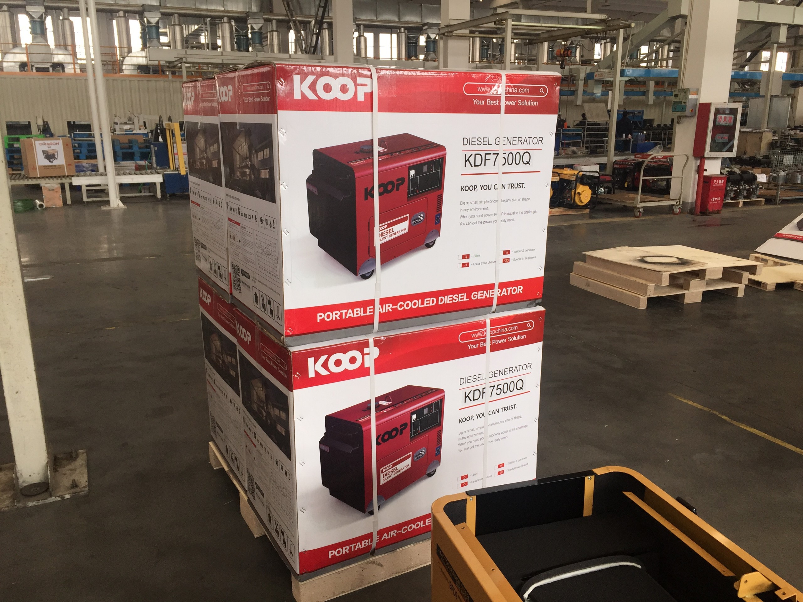 Máy Phát Điện Chạy Dầu 5kVA Koop KDF7500Q