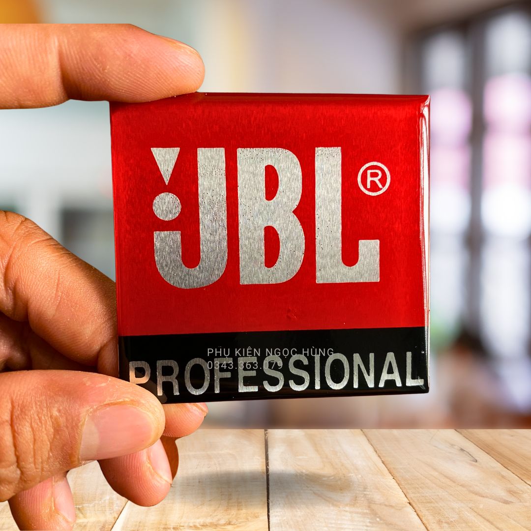 Logo Loa JBL Professional 6x6cm Dán Loa ( giá 1 đôi )
