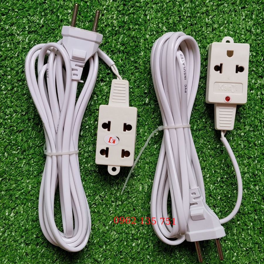 Ổ Cắm Đa Năng Liền Dây 1000W 3m - 5m