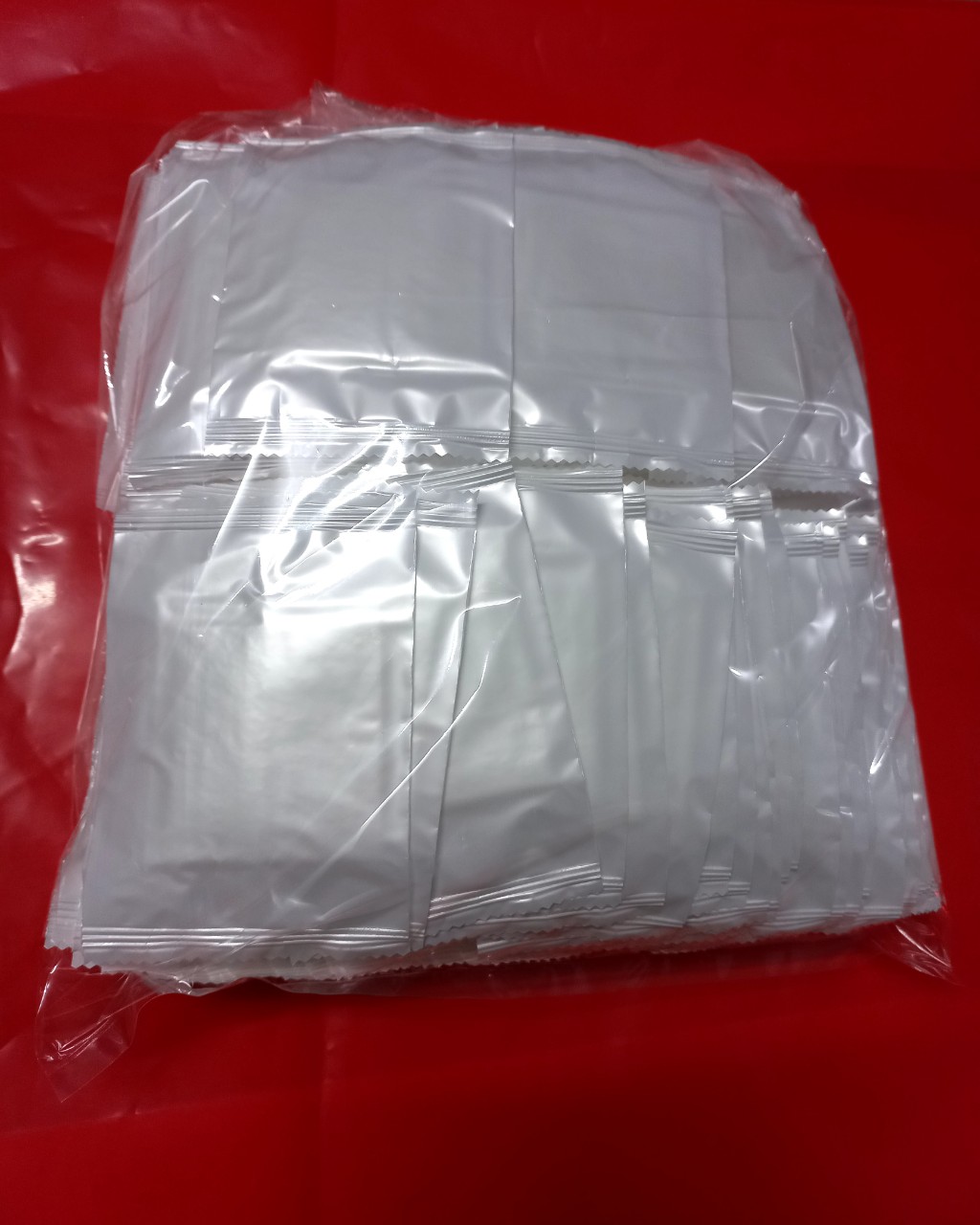 200 cái khăn lạnh, khăn ướt mini màu trắng