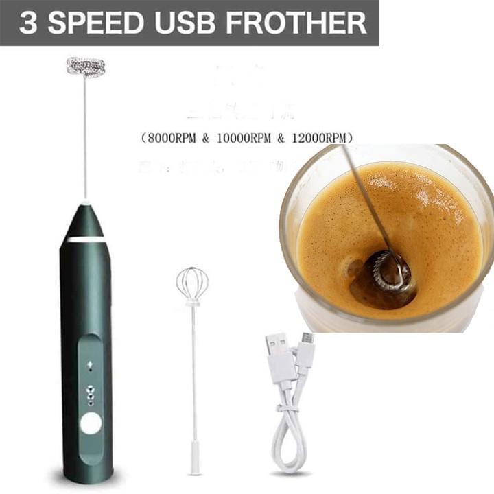 Máy đánh bọt bọt cà phê, đánh trứng  ( sạc usb)