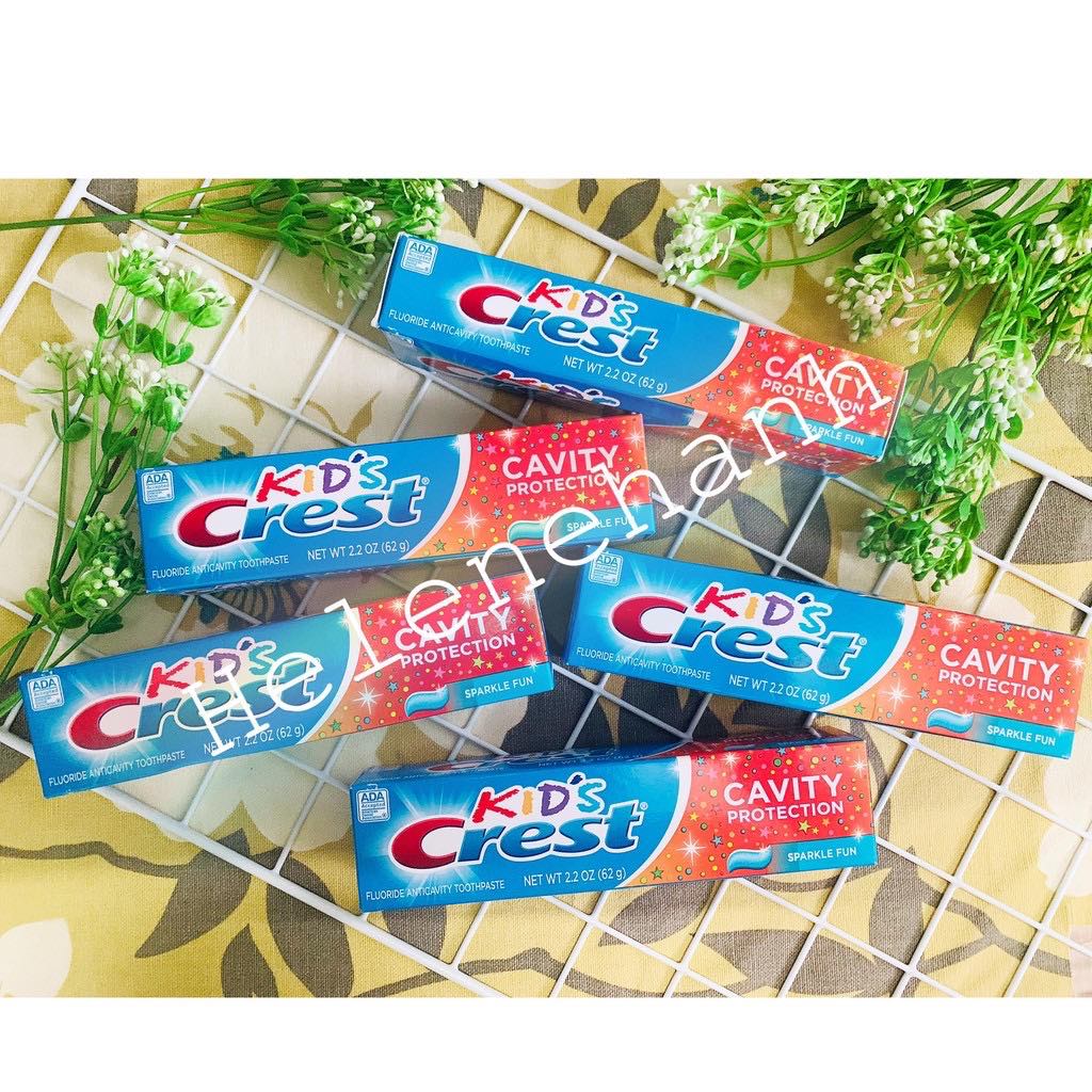 [Bill US] {Hàng Air} Kem đánh răng trẻ em Crest Kid's Mỹ 130g ( Up 2 tuổi)
