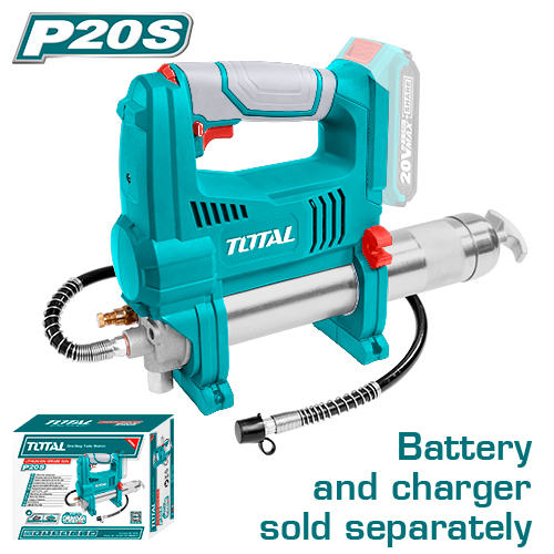 Máy bơm mỡ dùng pin Lithium 20V Total TGGLI2010 chính hãngxsafextools