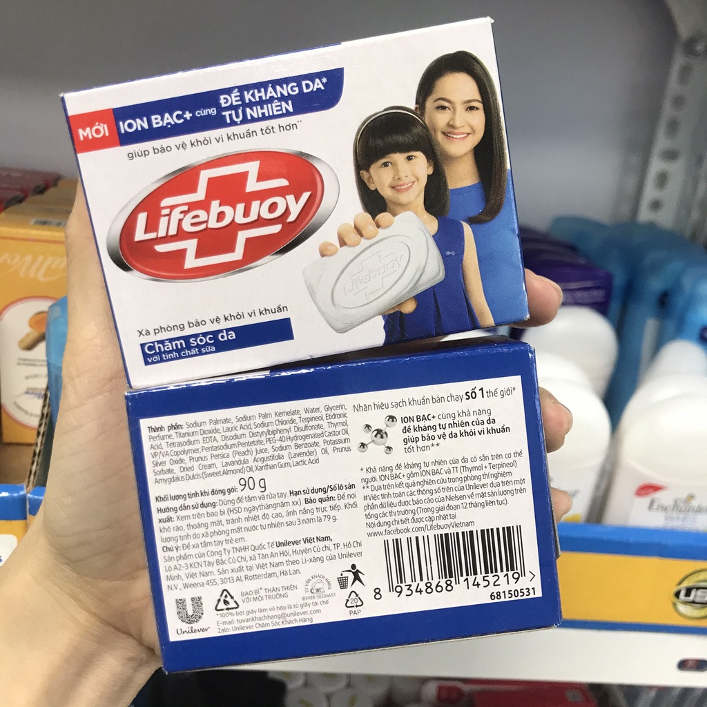 Bath Soap lifebuoy [HCM] germicidal 90g/cake soap