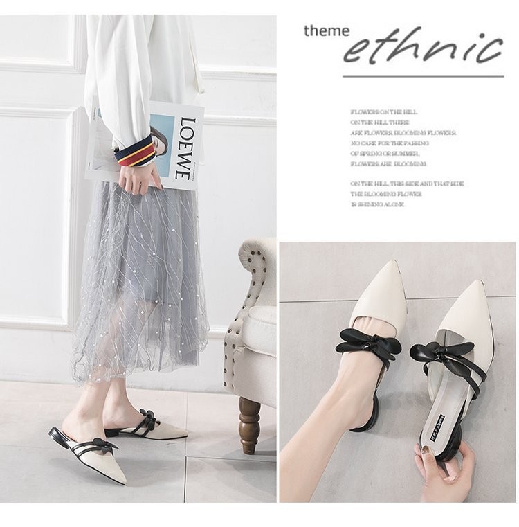 [HCM]BẢO HÀNH 12 THÁNG - Dép sục nữ đính 2 nơ